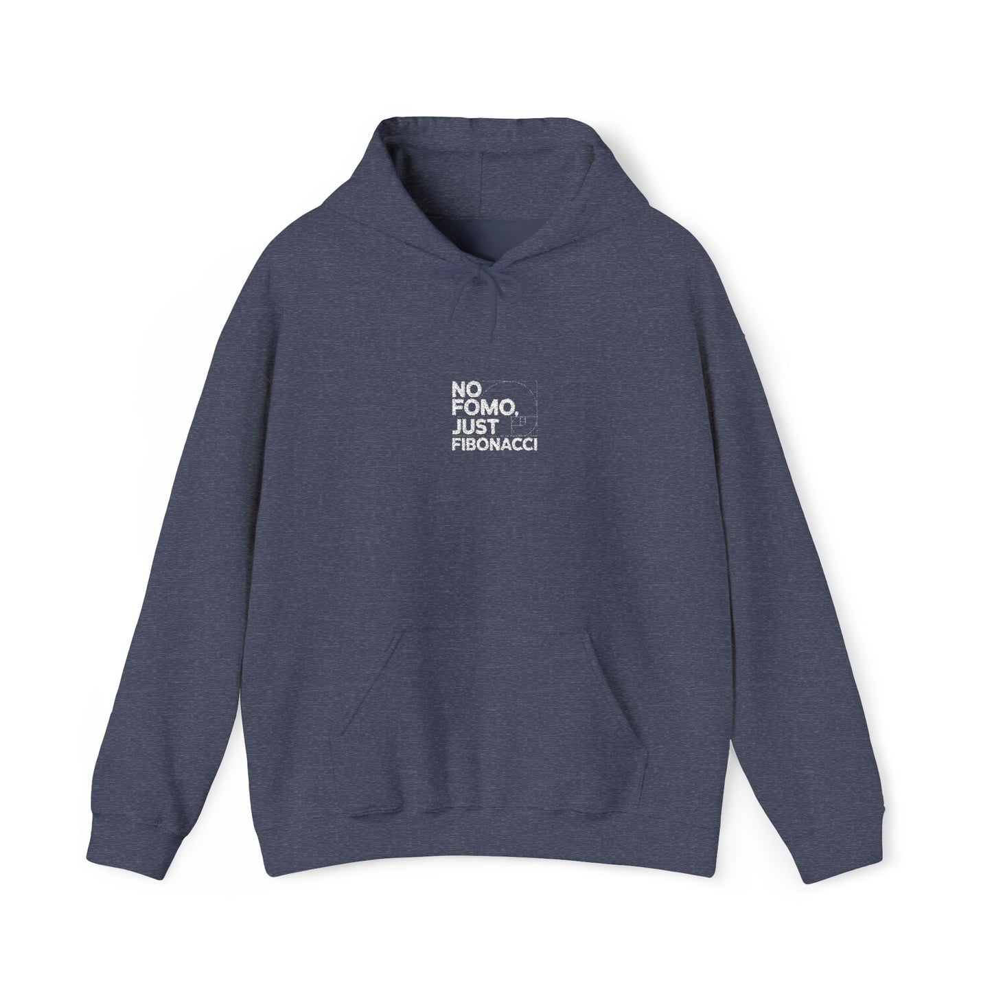 No FOMO, Just Fibonacci – Funny Trading Unisex Heavy Blend™ Hooded Sweatshirt - Candleholm