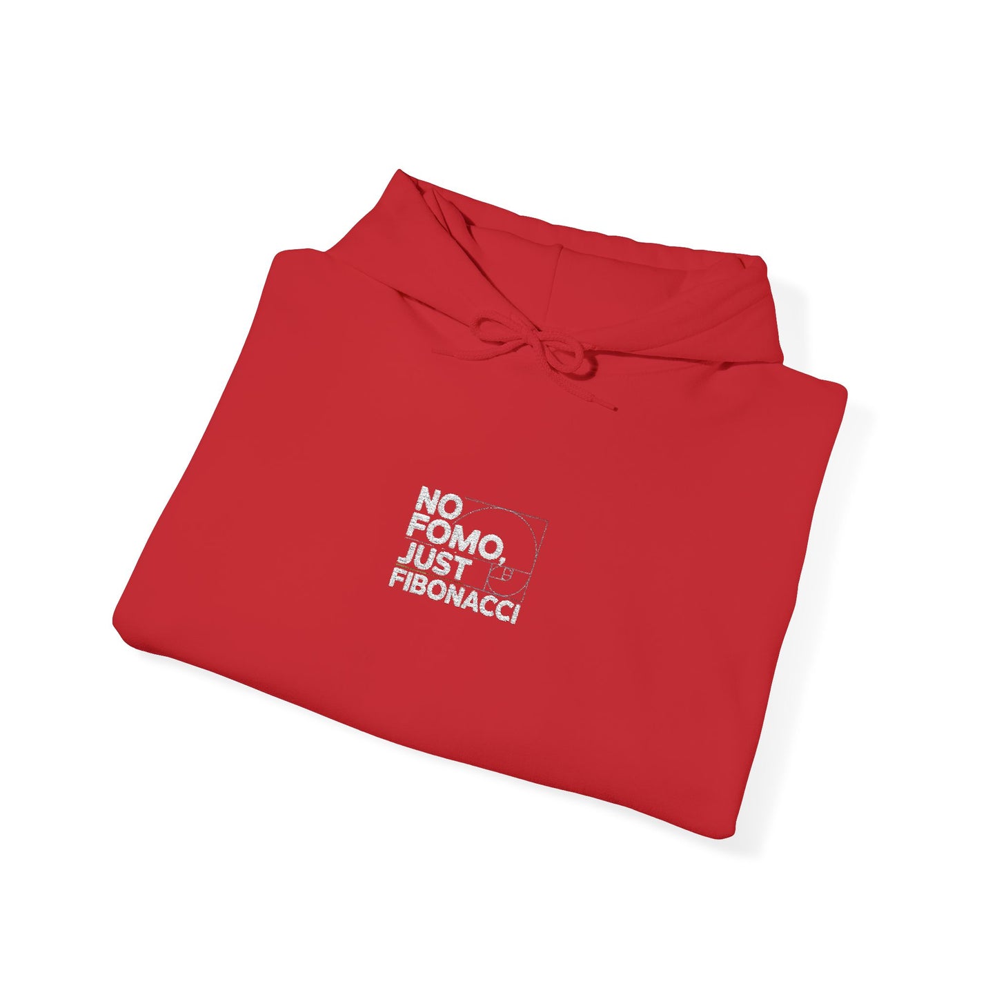 No FOMO, Just Fibonacci – Funny Trading Unisex Heavy Blend™ Hooded Sweatshirt - Candleholm