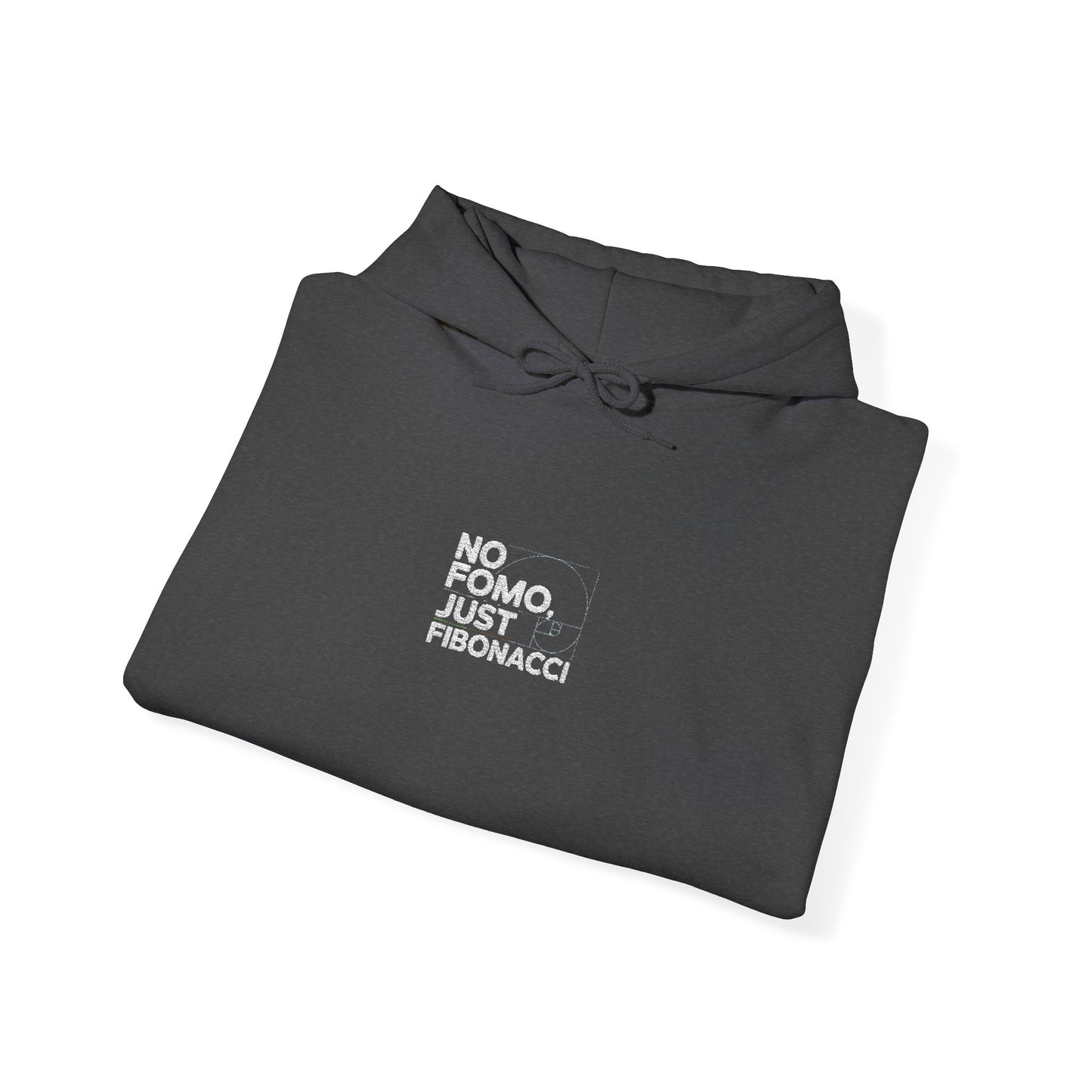 No FOMO, Just Fibonacci – Funny Trading Unisex Heavy Blend™ Hooded Sweatshirt - Candleholm