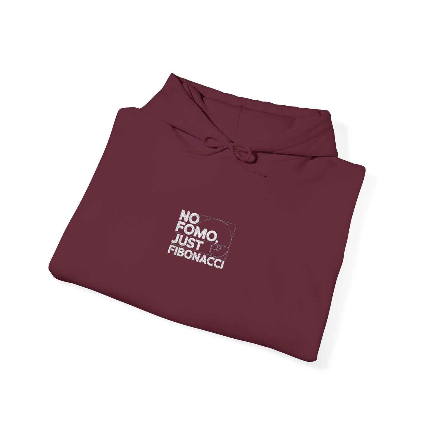 No FOMO, Just Fibonacci – Funny Trading Unisex Heavy Blend™ Hooded Sweatshirt - Candleholm