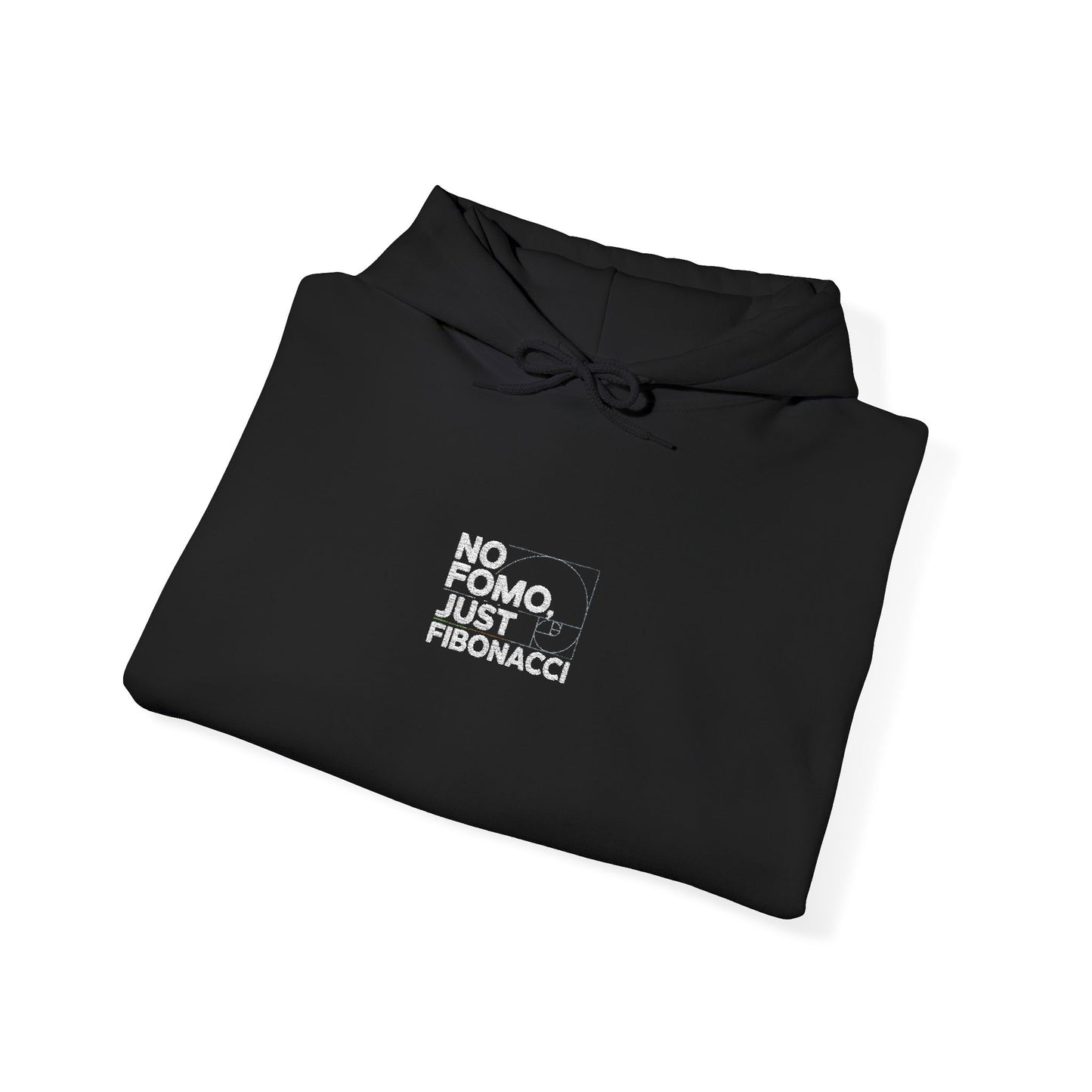 No FOMO, Just Fibonacci – Funny Trading Unisex Heavy Blend™ Hooded Sweatshirt - Candleholm