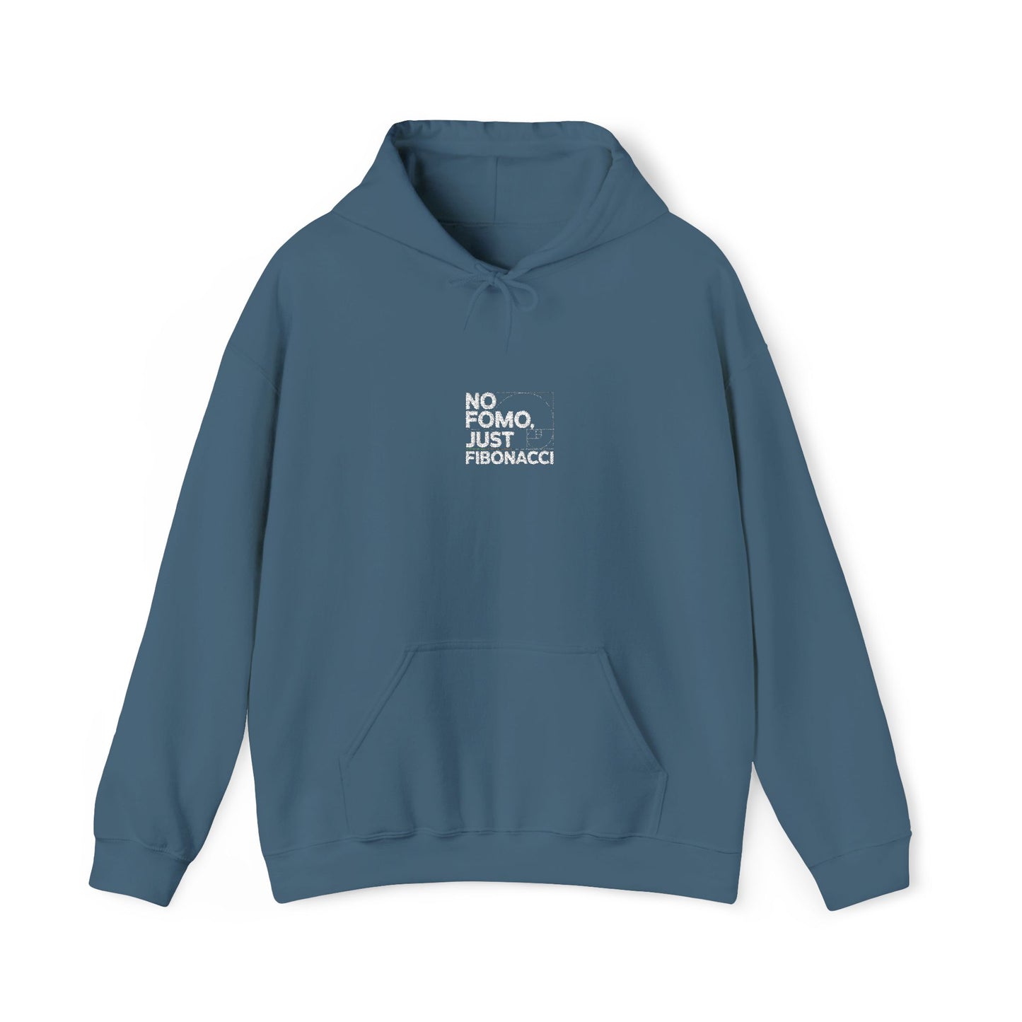 No FOMO, Just Fibonacci – Funny Trading Unisex Heavy Blend™ Hooded Sweatshirt - Candleholm