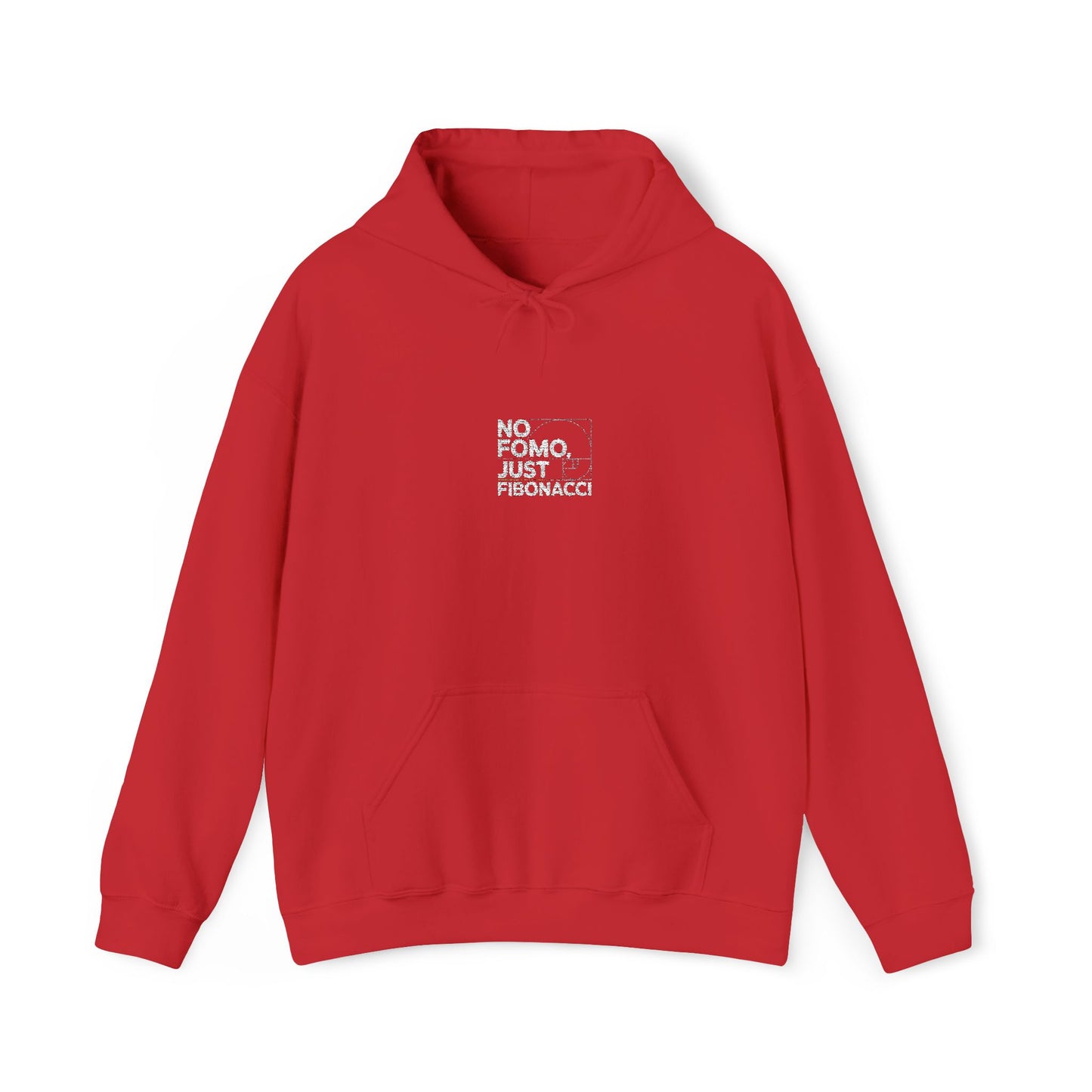 No FOMO, Just Fibonacci – Funny Trading Unisex Heavy Blend™ Hooded Sweatshirt - Candleholm