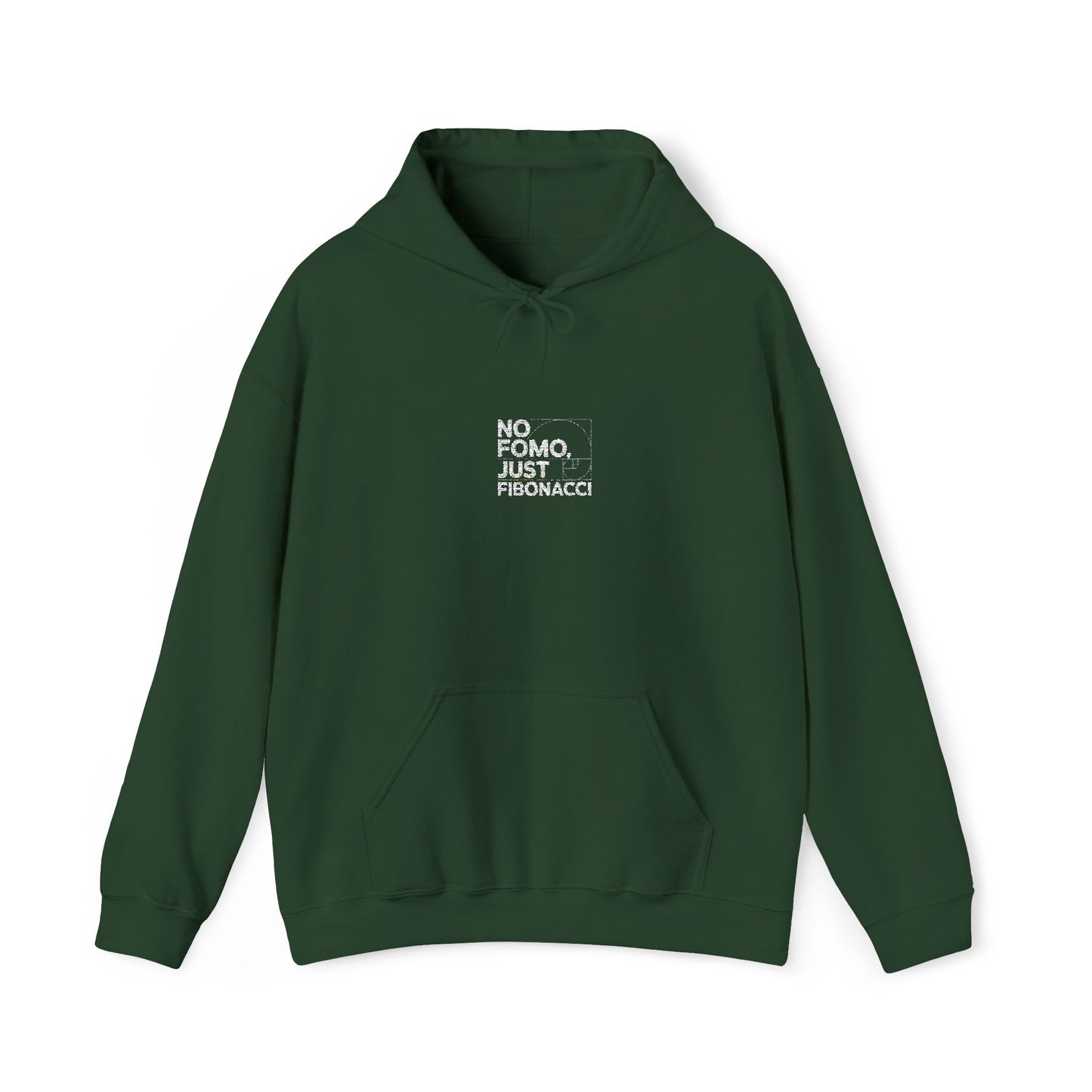 No FOMO, Just Fibonacci – Funny Trading Unisex Heavy Blend™ Hooded Sweatshirt - Candleholm