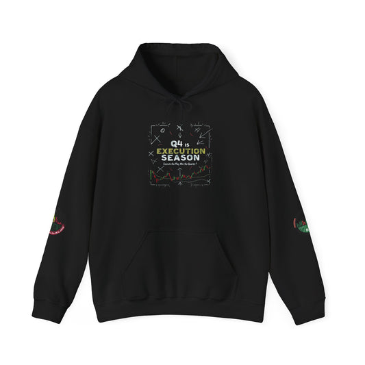 Q4 Execution Season Hoodie | Trading Championship Edition Streetwear, Casual Gift for Him/Her, Perfect for Fall/Winter, Trendy Apparel - Candleholm