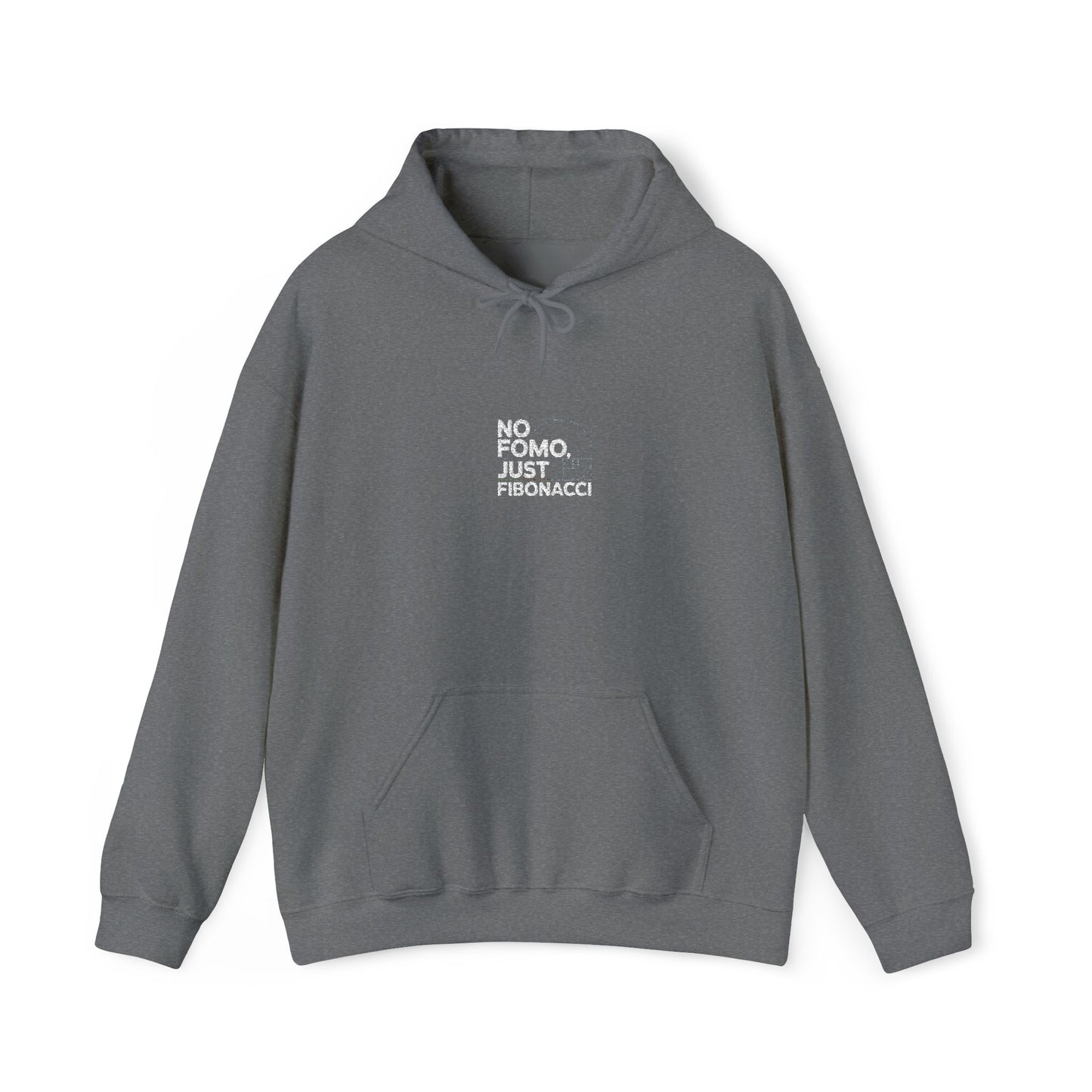 No FOMO, Just Fibonacci – Funny Trading Unisex Heavy Blend™ Hooded Sweatshirt - Candleholm