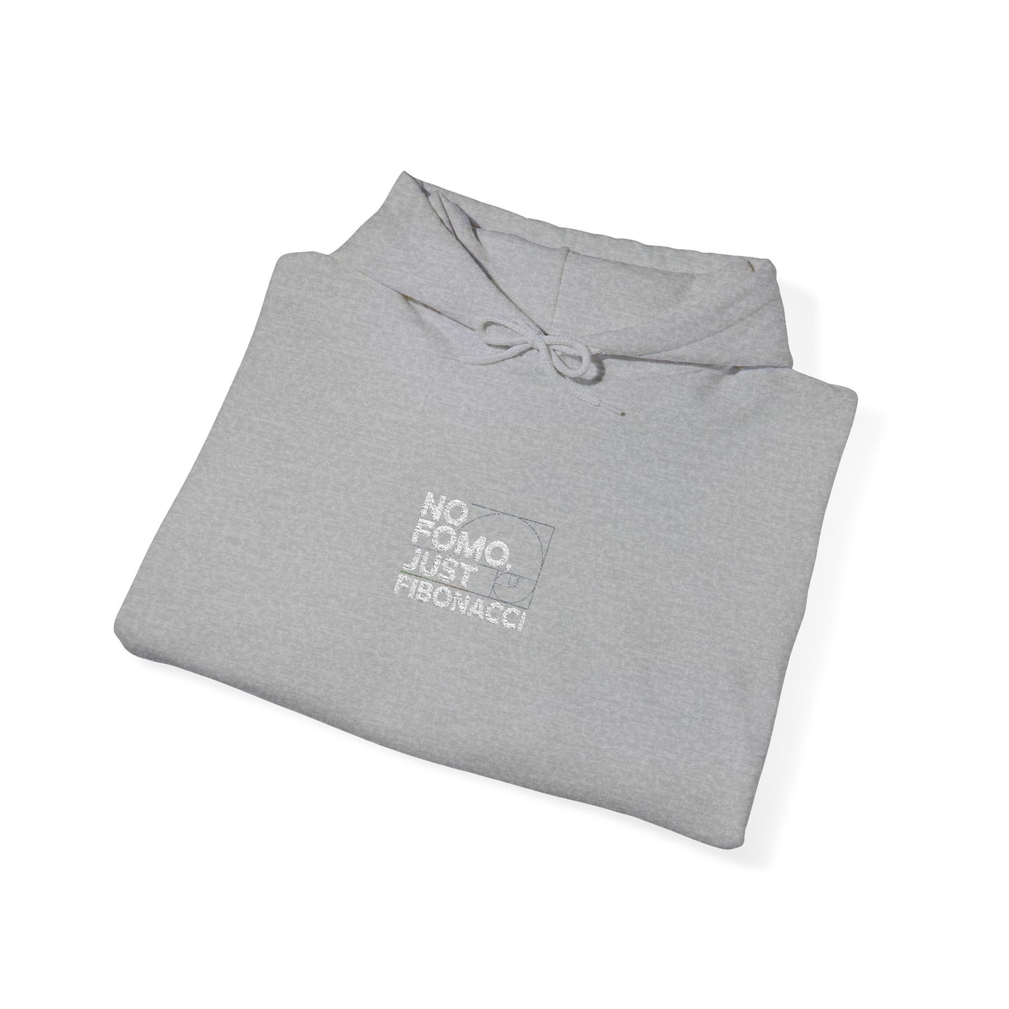 No FOMO, Just Fibonacci – Funny Trading Unisex Heavy Blend™ Hooded Sweatshirt - Candleholm