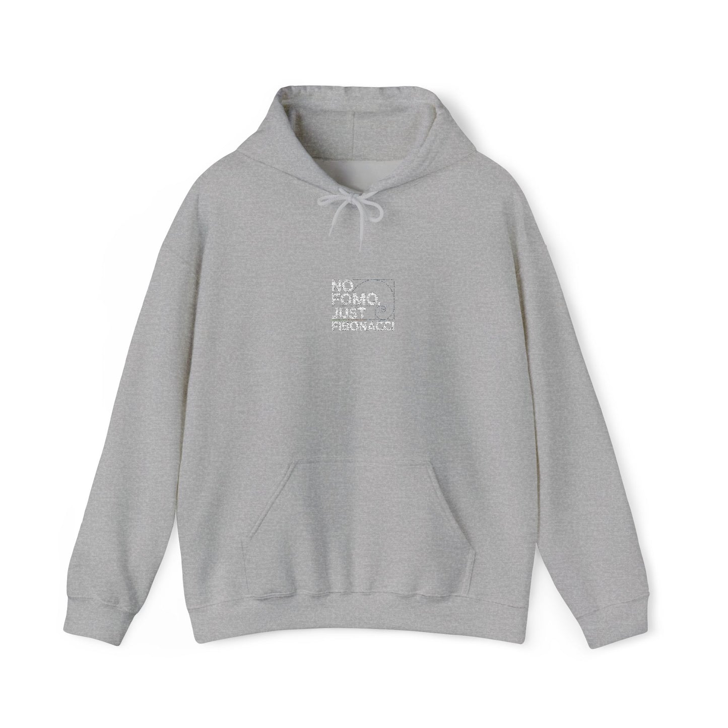No FOMO, Just Fibonacci – Funny Trading Unisex Heavy Blend™ Hooded Sweatshirt - Candleholm