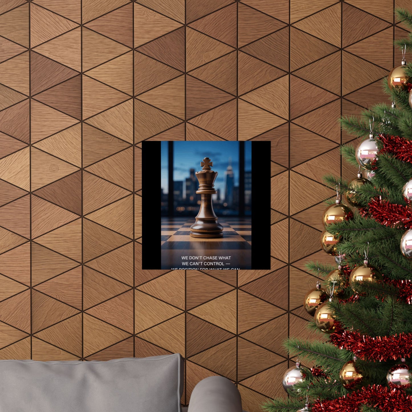 Vertical Poster - Matte Inspirational Artwork for Chess Enthusiasts and Strategists - Candleholm