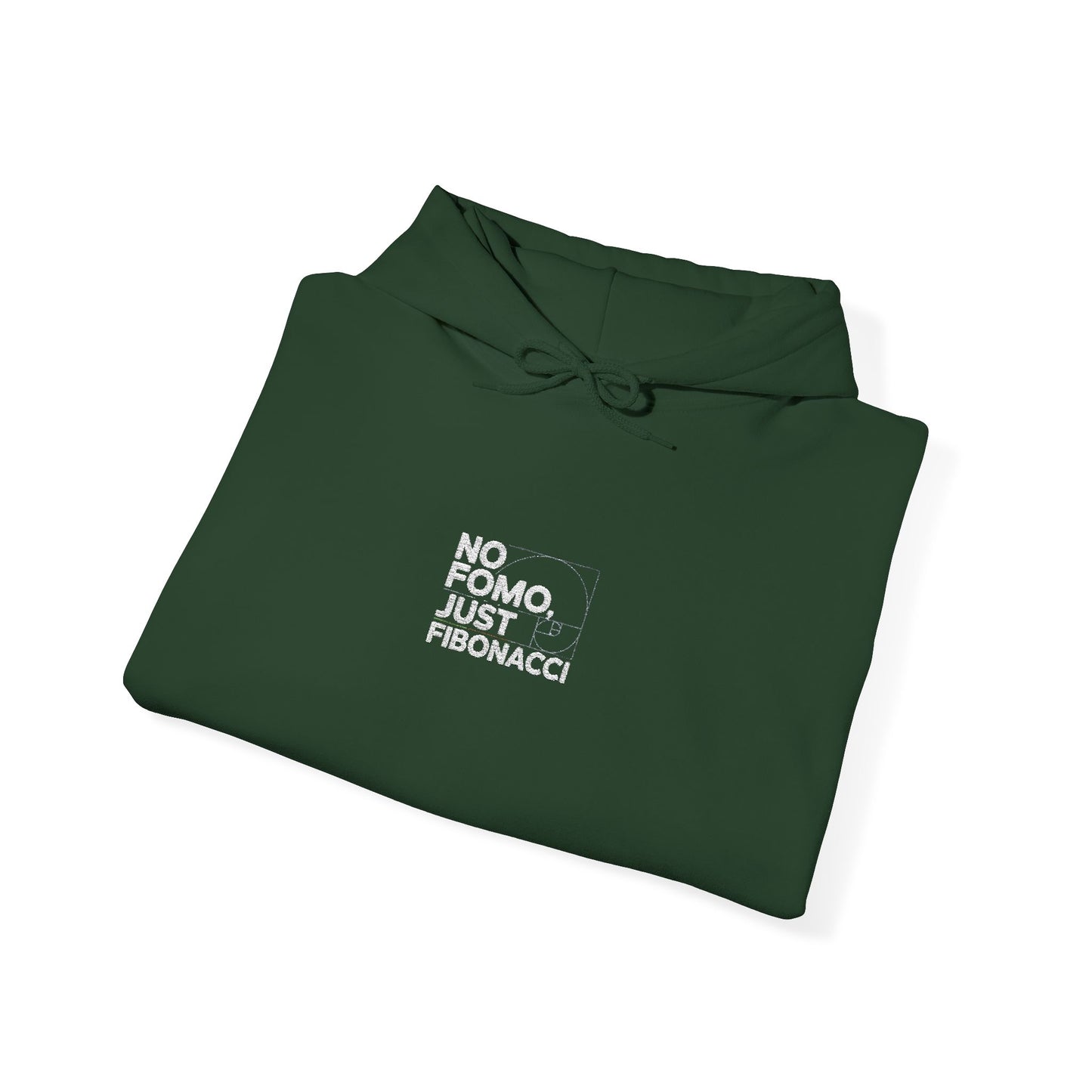 No FOMO, Just Fibonacci – Funny Trading Unisex Heavy Blend™ Hooded Sweatshirt - Candleholm