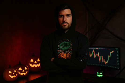 Trader's Halloween long Sleeve hoodie - Candleholm