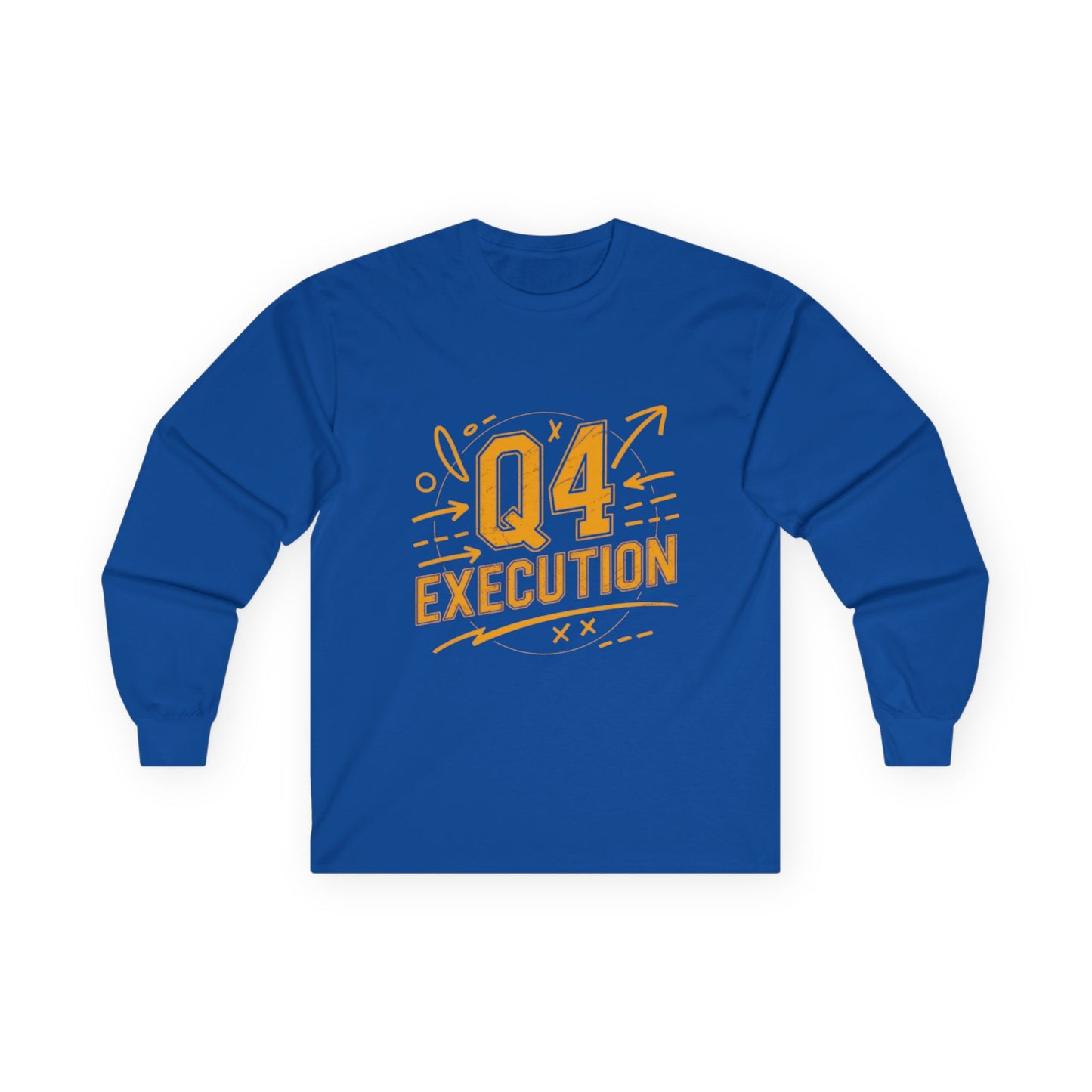 The Autumn Execution Playbook – Q4 Trading Unisex Long Sleeve Tee, Motivational Gift, Business Casual Top, Team Spirit Shirt, Office Holiday Apparel - Candleholm