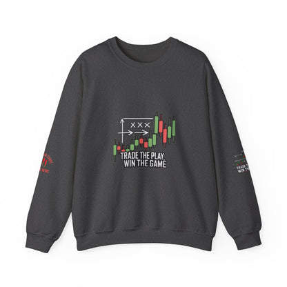 Market Playbook Sweatshirt - Chalkboard Football Trader Fall Uniform - Candleholm
