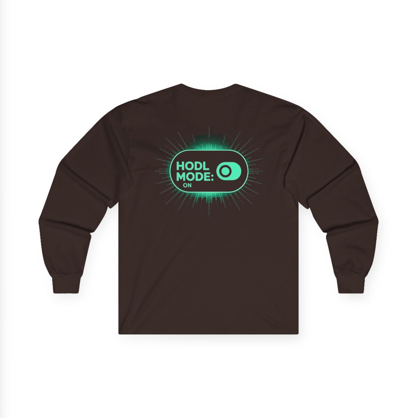HODL Mode Long Sleeve Tee, Crypto Gift, Unisex T-Shirt, Investment Apparel, Funny Meme Shirt, Casual Wear, Layering Top - Candleholm