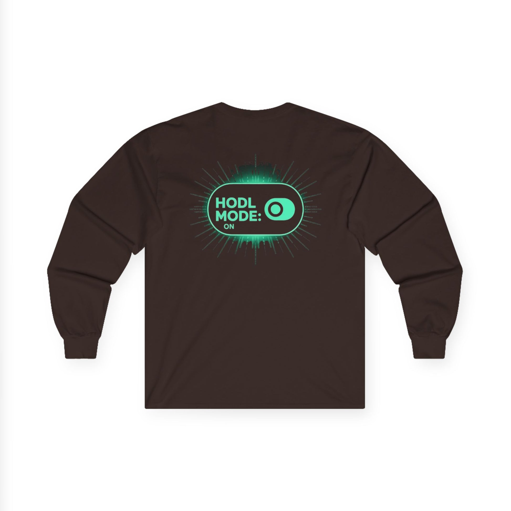 HODL Mode Long Sleeve Tee, Crypto Gift, Unisex T-Shirt, Investment Apparel, Funny Meme Shirt, Casual Wear, Layering Top - Candleholm