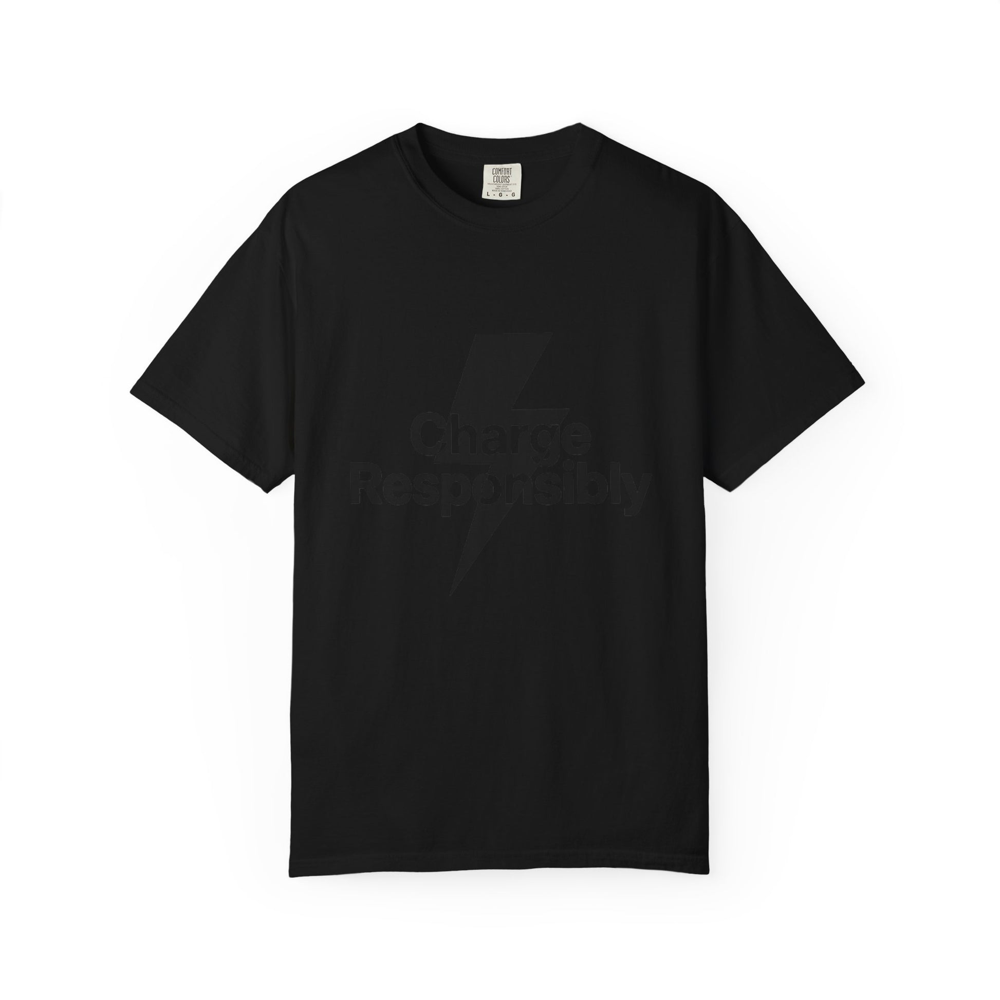 Charge Responsibly T-Shirt | Eco-Friendly Fashion, Electric Vibes - Candleholm
