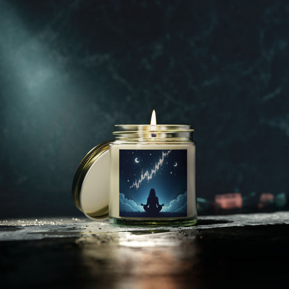 Chart Whisperer Candle - Calm Your Mind with Coconut Apricot Wax (4oz, 9oz) - Candleholm