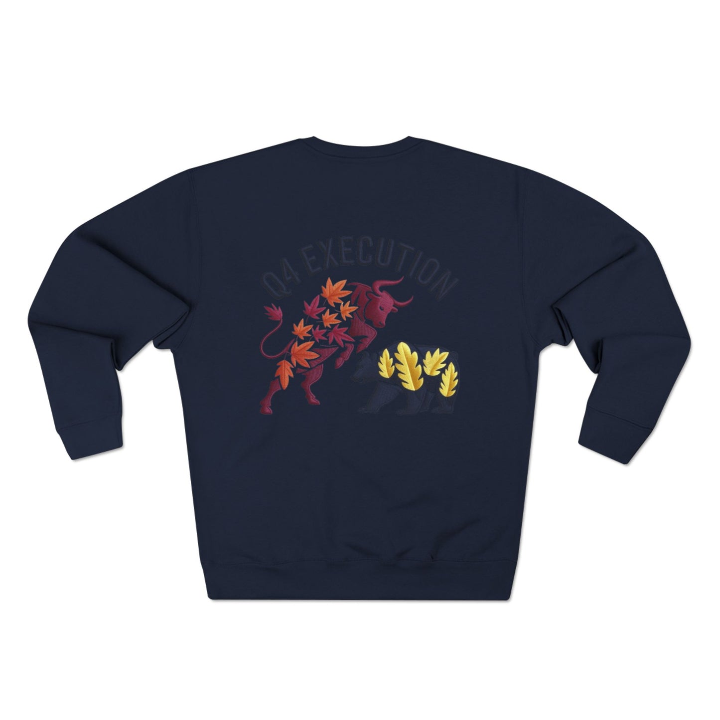 Execution Season Unisex Crewneck Sweatshirt - Q4 Trading Chart Design
