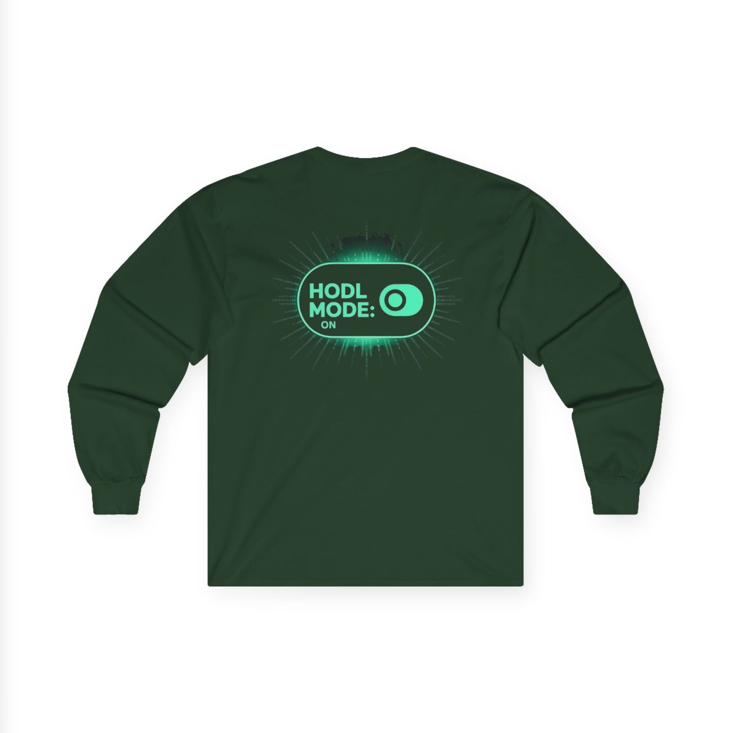 HODL Mode Long Sleeve Tee, Crypto Gift, Unisex T-Shirt, Investment Apparel, Funny Meme Shirt, Casual Wear, Layering Top - Candleholm