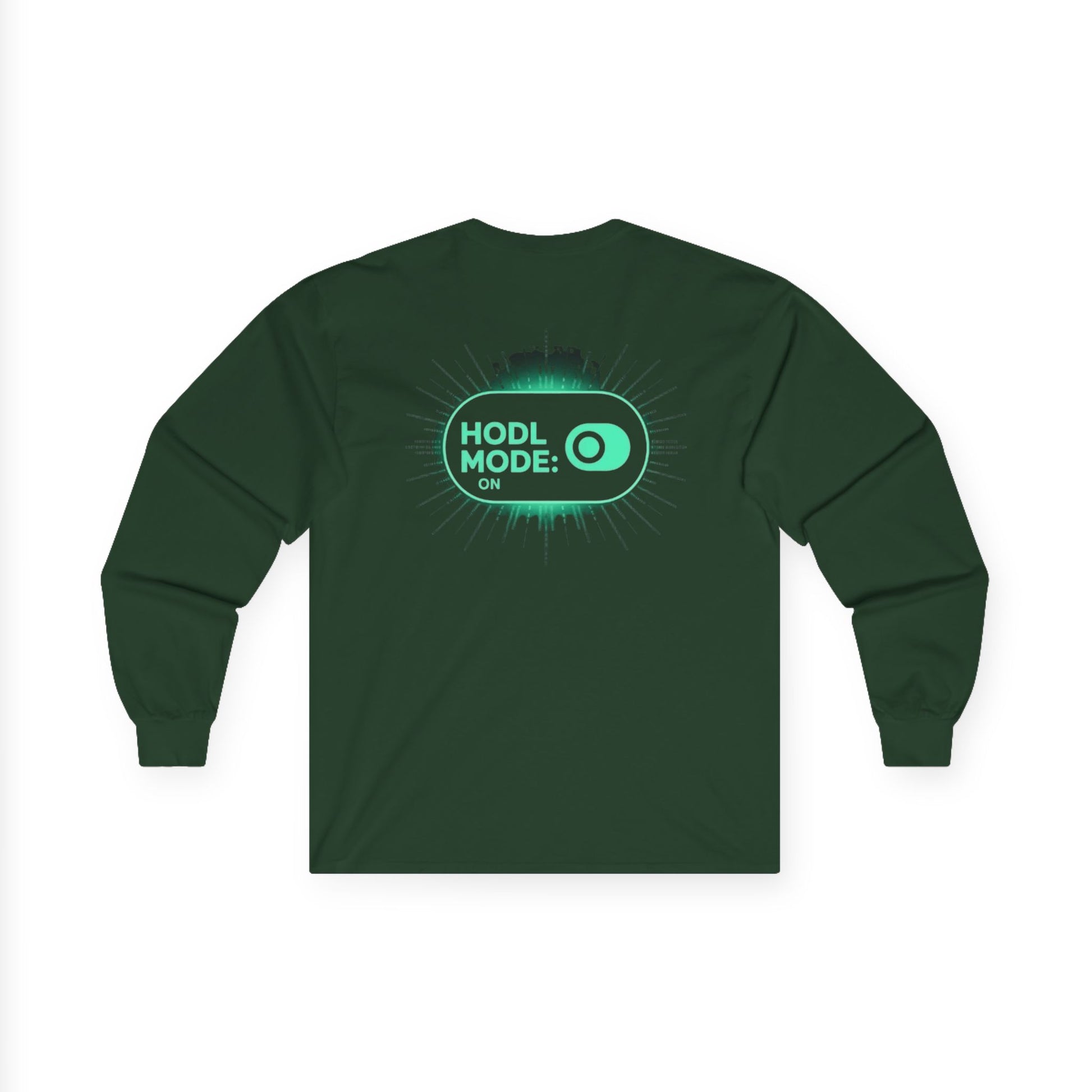 HODL Mode Long Sleeve Tee, Crypto Gift, Unisex T-Shirt, Investment Apparel, Funny Meme Shirt, Casual Wear, Layering Top - Candleholm