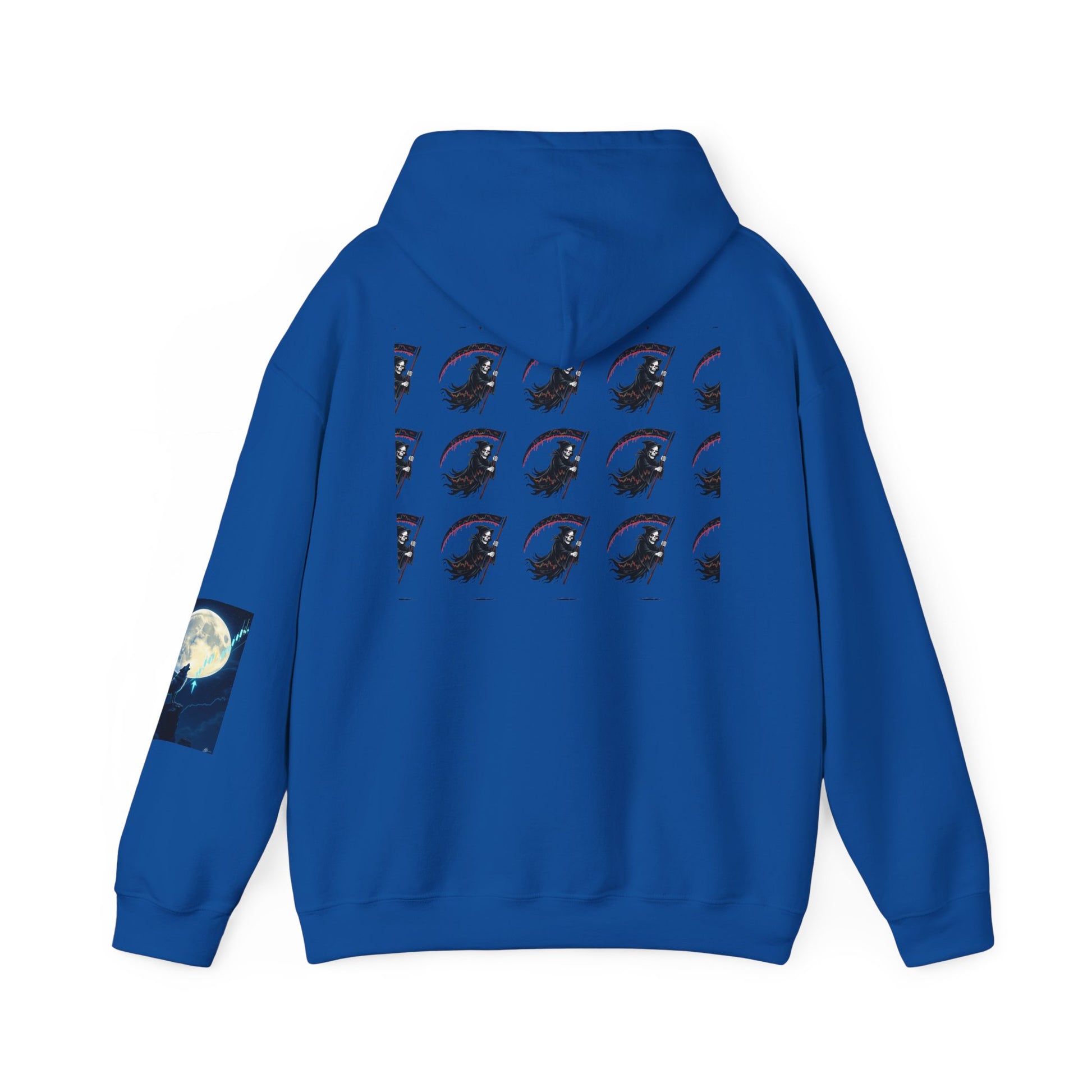 Pumpkin Pump – Bullish Halloween Rally Hoodie  Cozy Unisex Sweatshirt for Fall, Pumpkin and Moon Design, Perfect for Autumn Celebrations, Comfortable Gift [...] - Candleholm