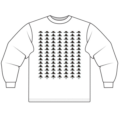 Haunted Chart – Ghosts of the Market  Stylish Unisex Long Sleeve T-Shirt, Cozy Everyday Wear, Perfect for Gifts, Casual Outings, Art Lovers' Essential - Candleholm