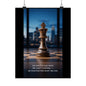 Vertical Poster - Matte Inspirational Artwork for Chess Enthusiasts and Strategists - Candleholm