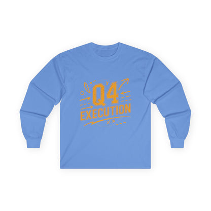 The Autumn Execution Playbook – Q4 Trading Unisex Long Sleeve Tee, Motivational Gift, Business Casual Top, Team Spirit Shirt, Office Holiday Apparel - Candleholm