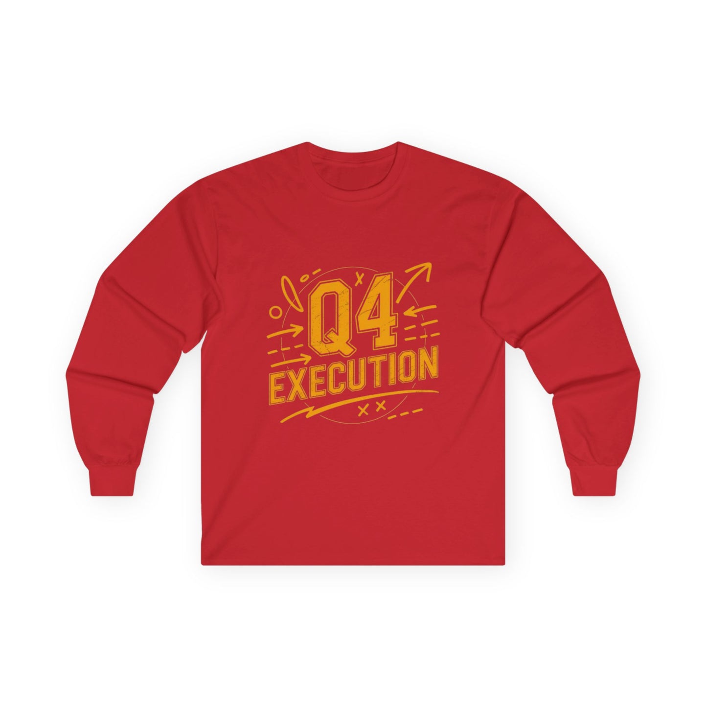 The Autumn Execution Playbook – Q4 Trading Unisex Long Sleeve Tee, Motivational Gift, Business Casual Top, Team Spirit Shirt, Office Holiday Apparel - Candleholm