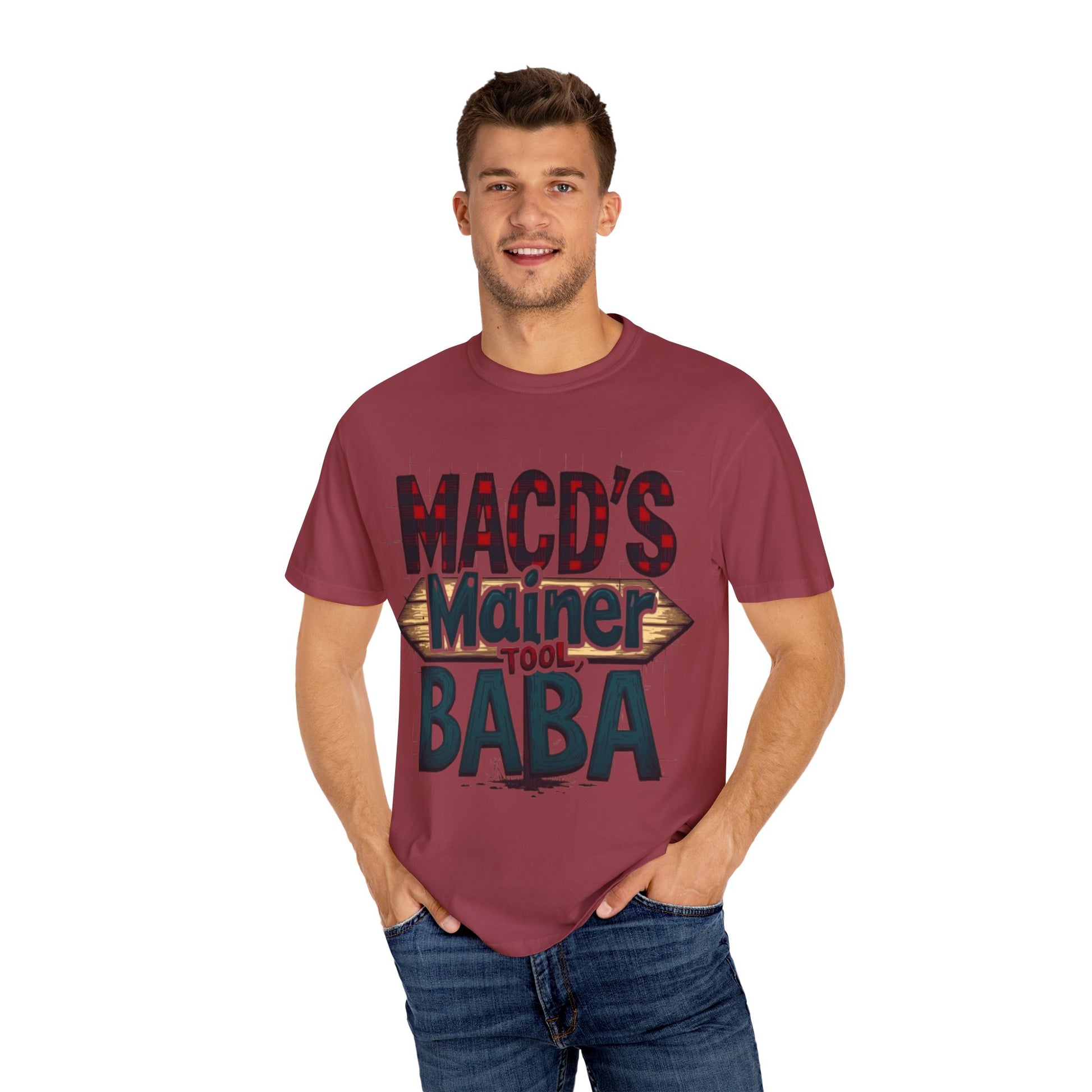 MACD’s a Mainer Tool, Baba – Funny Trader T-Shirt with Maine Accent - Candleholm