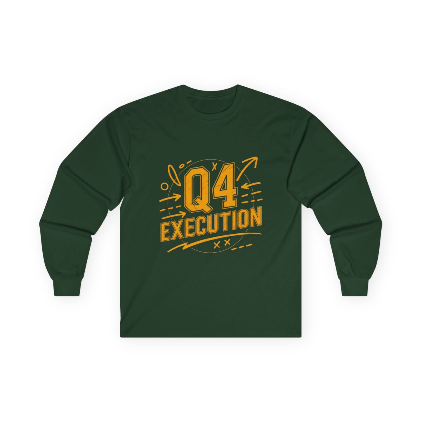 The Autumn Execution Playbook – Q4 Trading Unisex Long Sleeve Tee, Motivational Gift, Business Casual Top, Team Spirit Shirt, Office Holiday Apparel - Candleholm