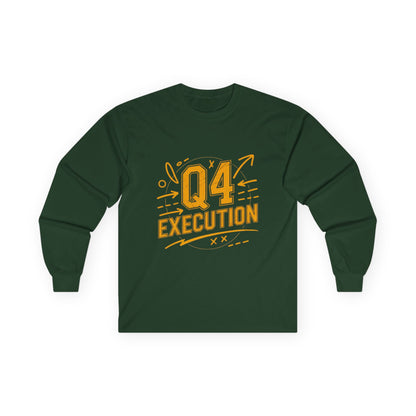 The Autumn Execution Playbook – Q4 Trading Unisex Long Sleeve Tee, Motivational Gift, Business Casual Top, Team Spirit Shirt, Office Holiday Apparel - Candleholm