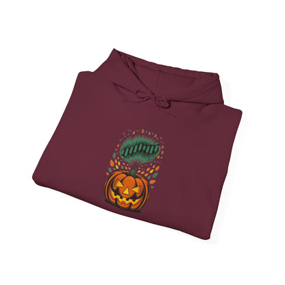 Pumpkin Pump – Bullish Halloween Rally Hoodie  Cozy Unisex Sweatshirt for Fall, Pumpkin and Moon Design, Perfect for Autumn Celebrations, Comfortable Gift [...] - Candleholm