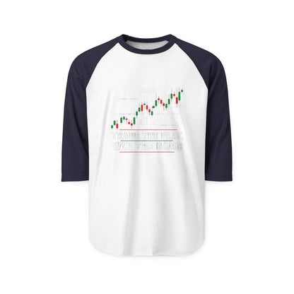Trading Floor Stock Market Bull and Bear Three-Quarter Sleeve Raglan Shirt - Candleholm