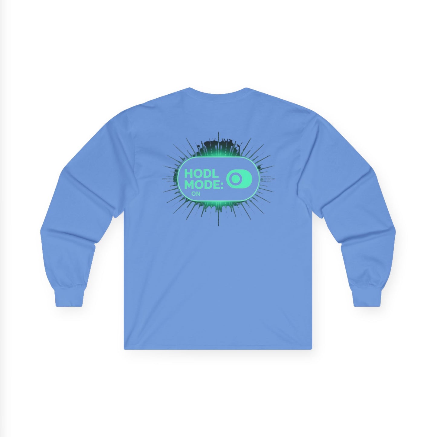 HODL Mode Long Sleeve Tee, Crypto Gift, Unisex T-Shirt, Investment Apparel, Funny Meme Shirt, Casual Wear, Layering Top - Candleholm