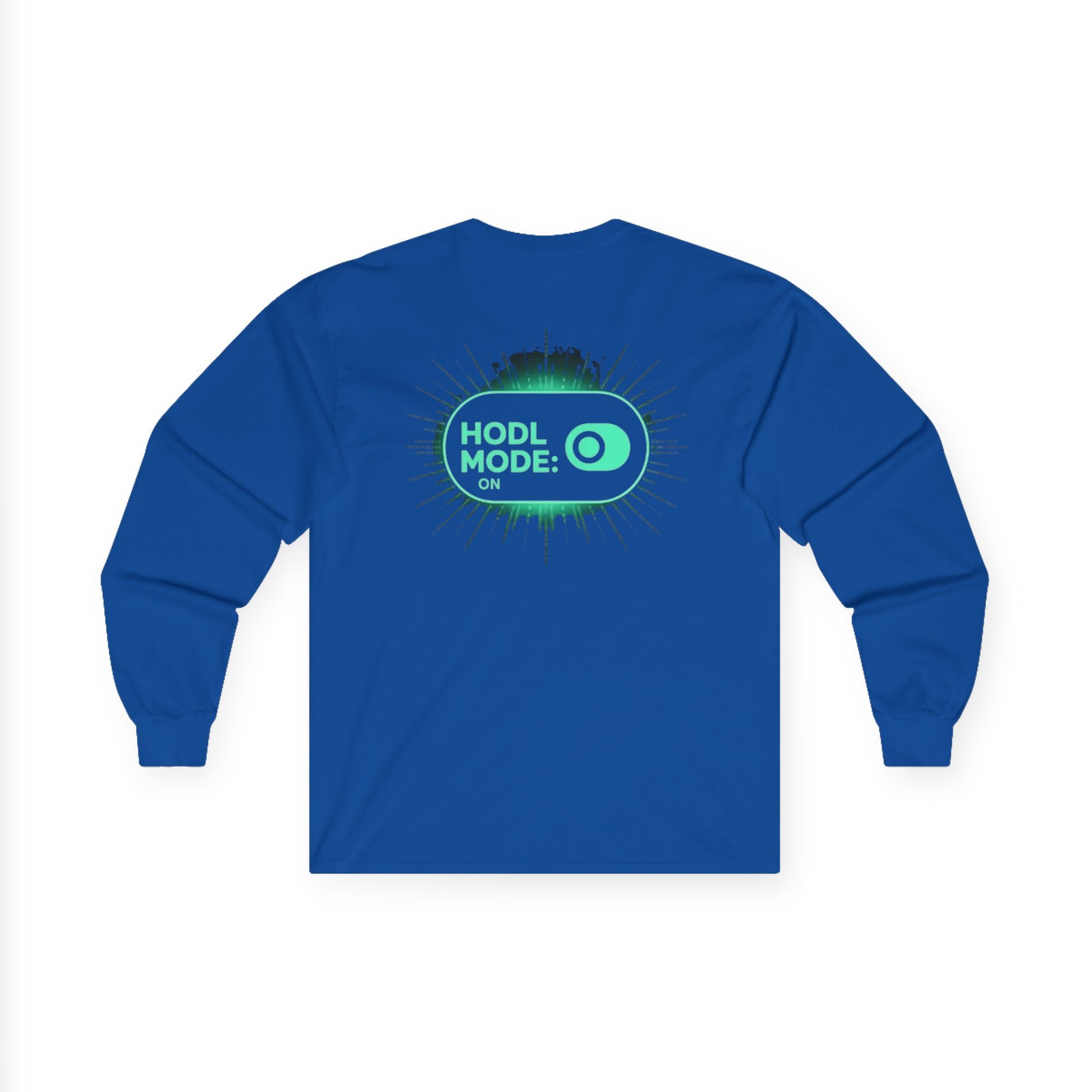 HODL Mode Long Sleeve Tee, Crypto Gift, Unisex T-Shirt, Investment Apparel, Funny Meme Shirt, Casual Wear, Layering Top - Candleholm