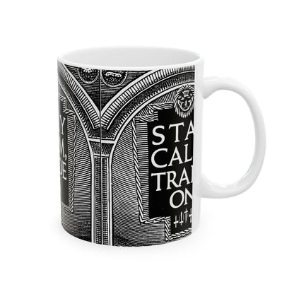 Stay Calm, Trade On Mug – Stoic Trader Coffee Cup for Market Volatility & Election Season - Candleholm