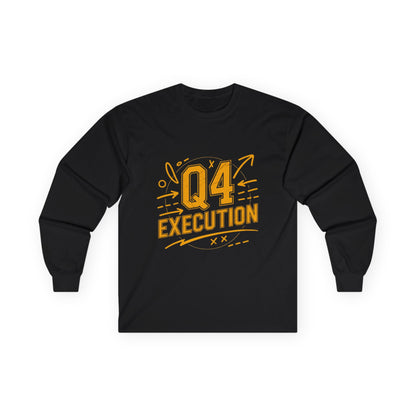 The Autumn Execution Playbook – Q4 Trading Unisex Long Sleeve Tee, Motivational Gift, Business Casual Top, Team Spirit Shirt, Office Holiday Apparel - Candleholm
