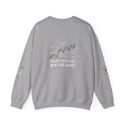 Market Playbook Sweatshirt - Chalkboard Football Trader Fall Uniform - Candleholm
