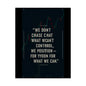 We Don’t Chase What We Can’t Control Art Poster, Motivational Quote Print, Modern Home Decor, Office Inspiration, Thoughtful Gift Idea - Candleholm