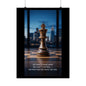 Vertical Poster - Matte Inspirational Artwork for Chess Enthusiasts and Strategists - Candleholm
