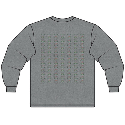 Haunted Chart – Ghosts of the Market  Stylish Unisex Long Sleeve T-Shirt, Cozy Everyday Wear, Perfect for Gifts, Casual Outings, Art Lovers' Essential - Candleholm