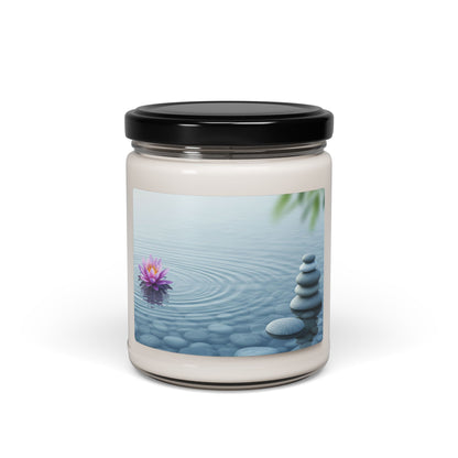 Tranquil Serenity Scented Soy Candle - 9oz Relaxation Gift - Candleholm