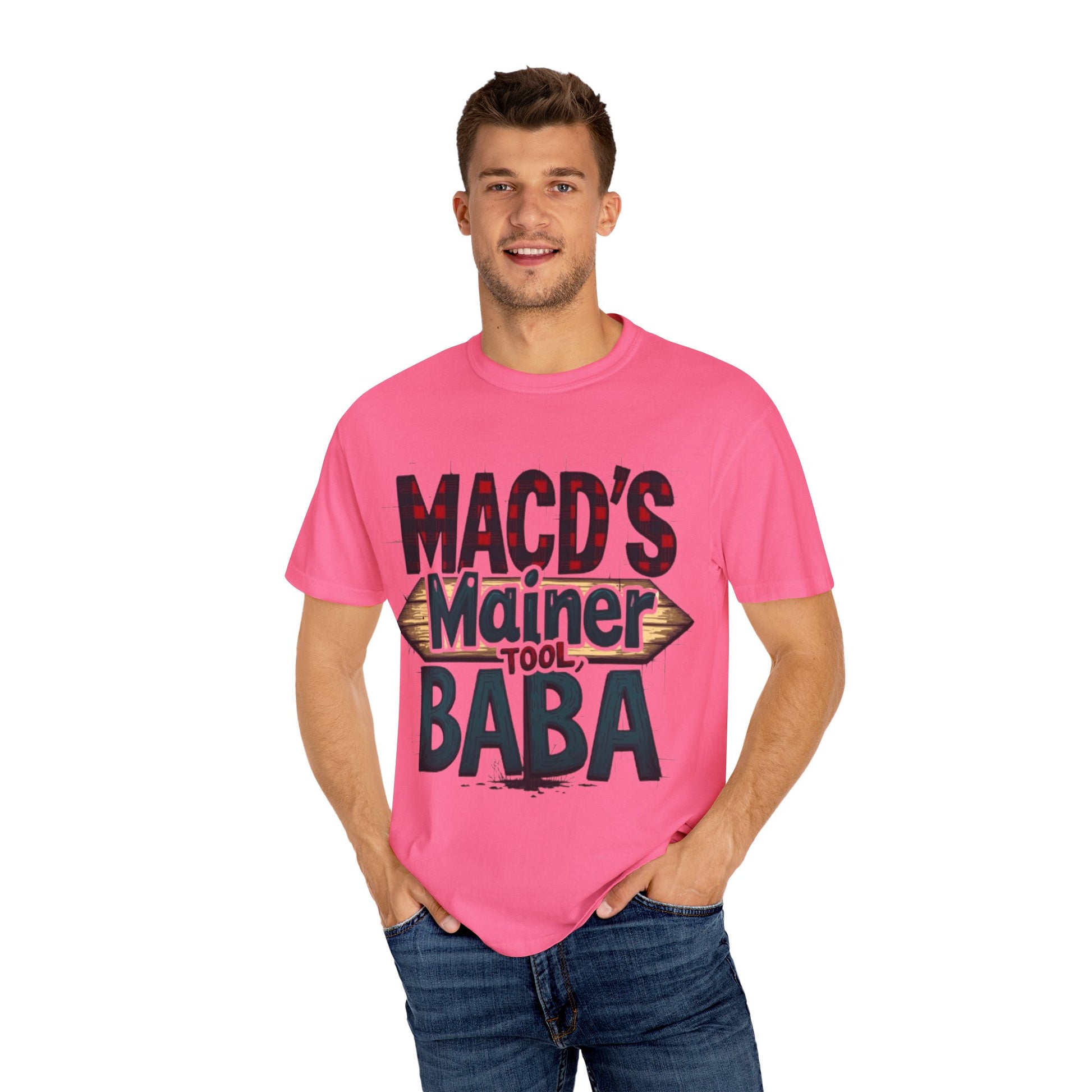 MACD’s a Mainer Tool, Baba – Funny Trader T-Shirt with Maine Accent - Candleholm