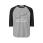Trading Floor Stock Market Bull and Bear Three-Quarter Sleeve Raglan Shirt - Candleholm