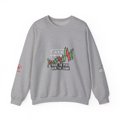 Market Playbook Sweatshirt - Chalkboard Football Trader Fall Uniform - Candleholm