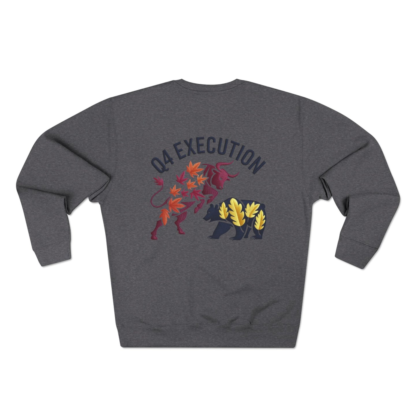 Execution Season Unisex Crewneck Sweatshirt - Q4 Trading Chart Design