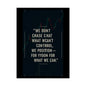 We Don’t Chase What We Can’t Control Art Poster, Motivational Quote Print, Modern Home Decor, Office Inspiration, Thoughtful Gift Idea - Candleholm