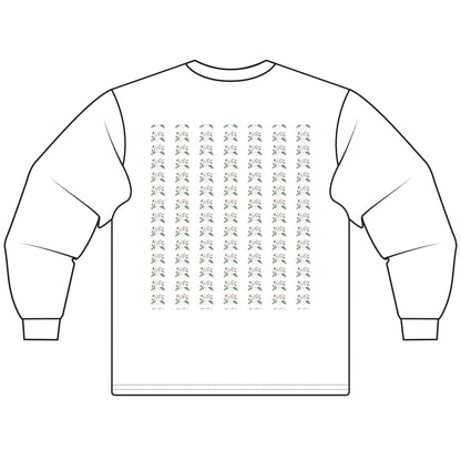 Haunted Chart – Ghosts of the Market  Stylish Unisex Long Sleeve T-Shirt, Cozy Everyday Wear, Perfect for Gifts, Casual Outings, Art Lovers' Essential - Candleholm