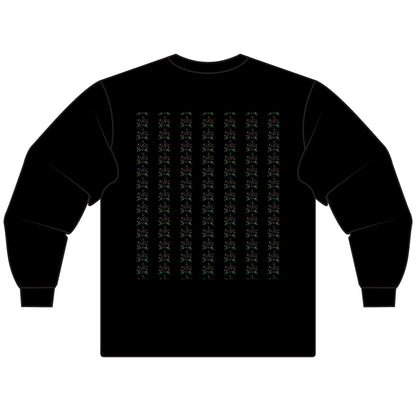 Haunted Chart – Ghosts of the Market  Stylish Unisex Long Sleeve T-Shirt, Cozy Everyday Wear, Perfect for Gifts, Casual Outings, Art Lovers' Essential - Candleholm